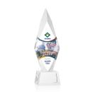 Manilow Full Color Clear on Robson Base Crystal Award