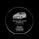 Glenwood Circle 3D Crystal Award