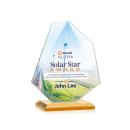 Picton Full Color Amber Abstract / Misc Crystal Award