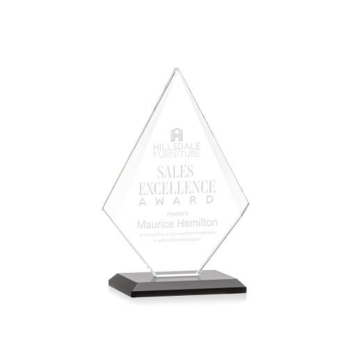 Corporate Awards - Crystal Awards - Rideau Black Crystal Award
