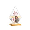 Rideau Full Color Amber Crystal Award