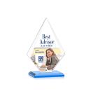 Rideau Full Color Sky Blue Crystal Award