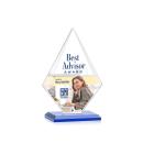 Rideau Full Color Blue Crystal Award