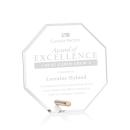 Polaris Octagon Gold Acrylic Award