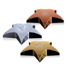 Hollister Star Paperweight - Service Awards