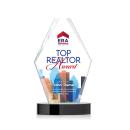 Redding Full Color Black Crystal Award