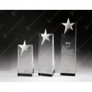 Clear Crystal Top Star Award
