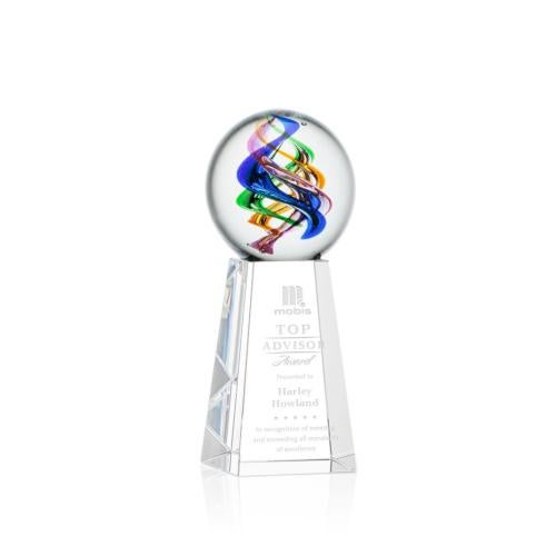 Corporate Awards - Modern Awards - Galileo Spheres on Novita Base Glass Award
