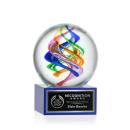 Galileo Blue on Hancock Base Spheres Glass Award