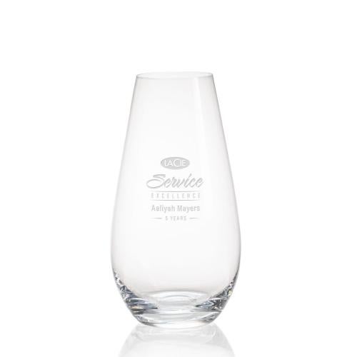 Corporate Awards - Crystal Awards - Vase and Bowl Awards - Amerling Vase - Plain