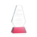 Kingsley Red on Newhaven Base Crystal Award