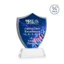 Scudo Sheild Full Color Clear on Newhaven Abstract / Misc Crystal Award