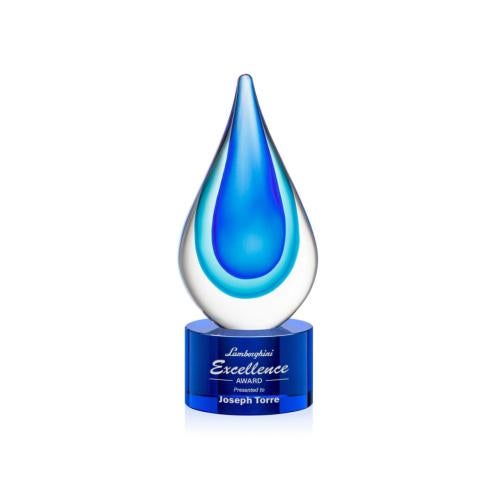 Corporate Awards - Modern Awards - Marseille on Marvel Base - Blue