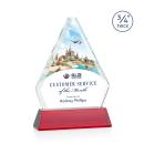 Fyreside Full Color  Red on Newhaven Crystal Award