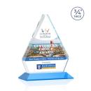 Fyreside Full Color Sky Blue Crystal Award