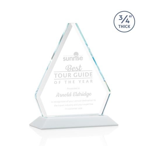 Corporate Awards - Crystal Awards - Fyreside White Crystal Award