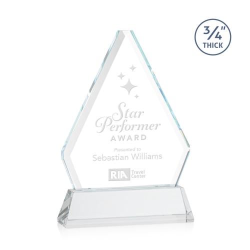 Corporate Awards - Crystal Awards - Fyreside Clear on Newhaven Crystal Award