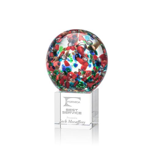 Corporate Awards - Modern Awards - Fantasia Spheres on Granby Base Glass Award