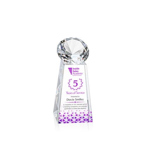 Corporate Awards - Award Shapes - Diamond Awards - Novita Full Color Diamond Crystal Award