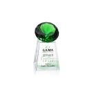 Celestina Full Color Emerald Crystal Award