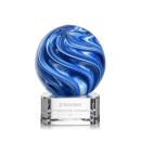 Naples Clear on Paragon Base Spheres Glass Award