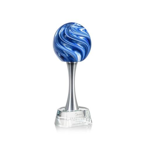 Corporate Awards - Modern Awards - Naples Spheres on Willshire Base Glass Award
