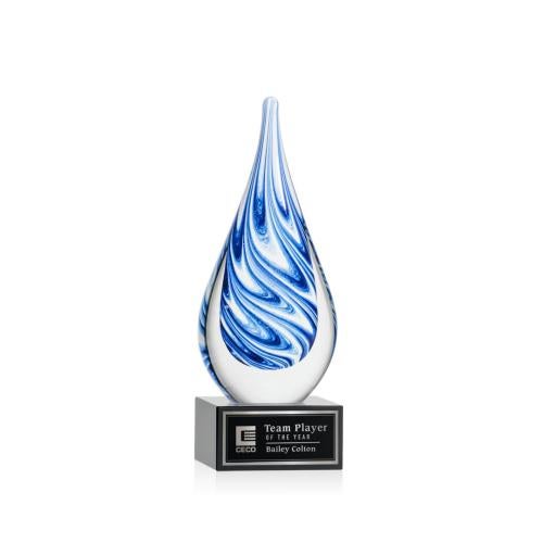 Corporate Awards - Modern Awards - Marlin on Hancock Base - Black