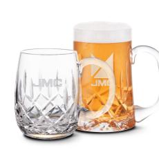 Denby Beer Stein - Etched Barware