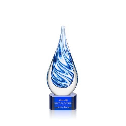 Corporate Awards - Modern Awards - Marlin on Paragon Base - Blue