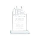 Longhaul Clear Abstract / Misc Crystal Award