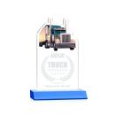 Longhaul Sky Blue Abstract / Misc Crystal Award
