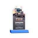 Longhaul Full Color Sky Blue Abstract / Misc Crystal Award