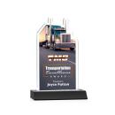 Longhaul Full Color Black Abstract / Misc Crystal Award