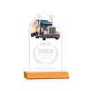 Longhaul Amber Abstract / Misc Crystal Award