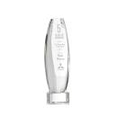Hoover Clear on Paragon Base Obelisk Crystal Award