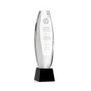 Hoover Black on Robson Base Obelisk Crystal Award