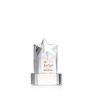 Berkeley Full Color Clear on Padova Base Star Crystal Award