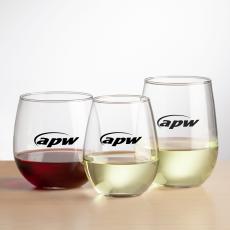 Ossington Stemless Wine - Imprinted - Wine Glasses
