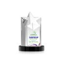 Berkeley Full Color Black on Condor Base Star Crystal Award