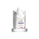 Berkeley Full Color Clear on Condor Base Star Crystal Award