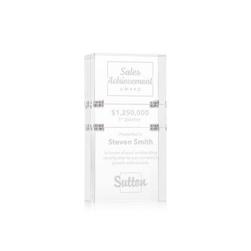 Corporate Awards - Acrylic Awards - Derringer Rectangle Acrylic Award