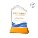Everest Full Color Amber on Newhaven Peak Crystal Award