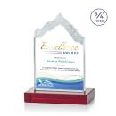 McKinley Full Color Red Peak Crystal Award