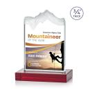 Kilimanjaro Full Color Red Crystal Award