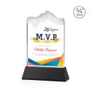 Kilimanjaro Full Color Black on Newhaven Peak Crystal Award