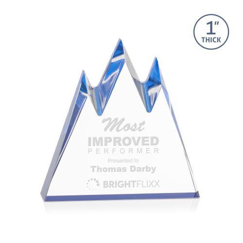 Corporate Awards - Acrylic Awards - Banff Blue Peak Acrylic Award