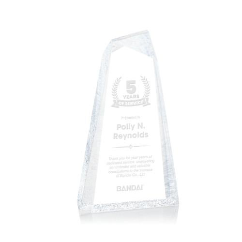 Corporate Awards - Acrylic Awards - Veradero Clear Peak Acrylic Award