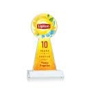 Laidlaw Full Color Clear Obelisk Crystal Award