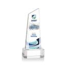 Belmont Tower Full Color Clear on Padova Obelisk Crystal Award