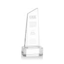 Belmont Tower Clear on Padova Base Obelisk Crystal Award